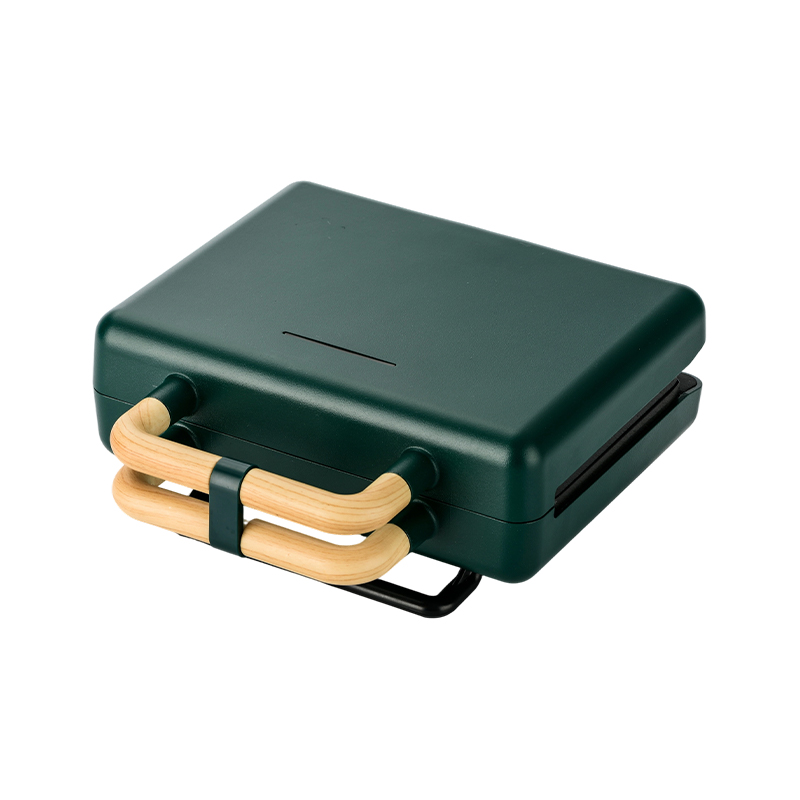 BJX-S003 800W প্রতিস্থাপনযোগ্য 2-স্লাইস স্যান্ডউইচ গ্রিলার 