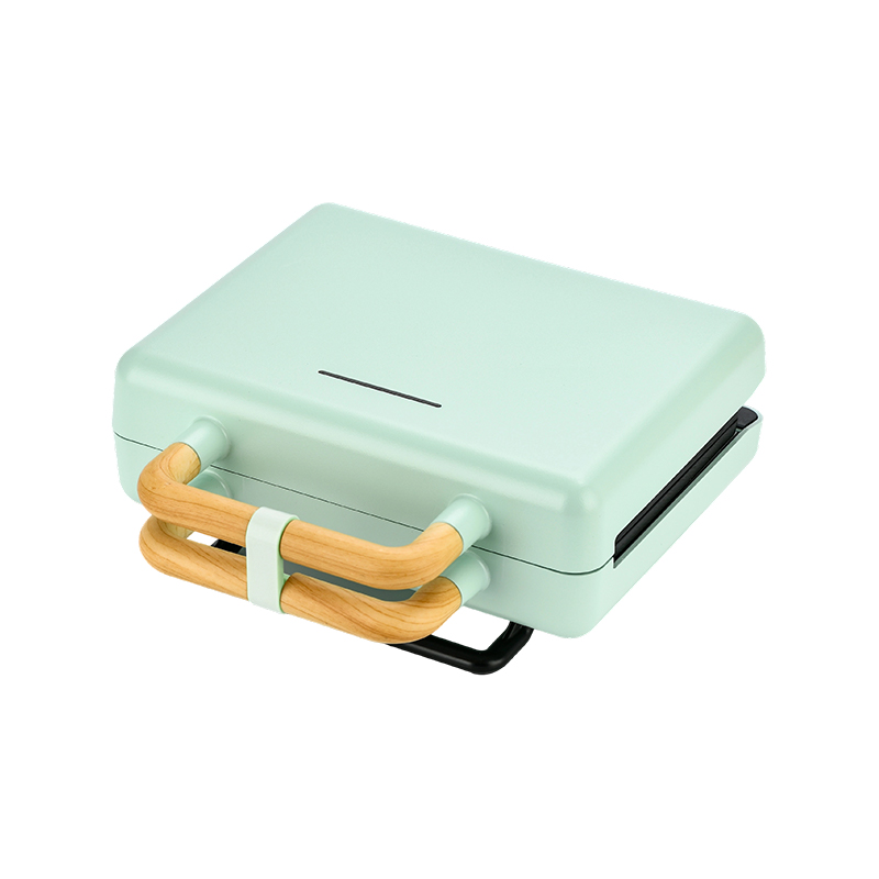BJX-S003 800W প্রতিস্থাপনযোগ্য 2-স্লাইস স্যান্ডউইচ গ্রিলার 