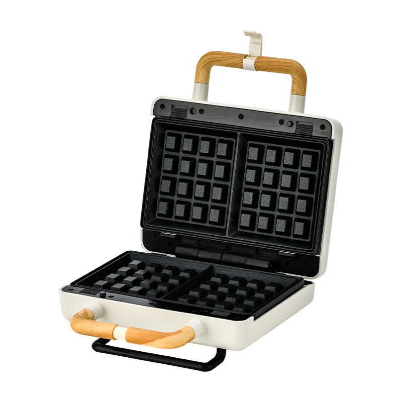 BJX-S003 800W প্রতিস্থাপনযোগ্য 2-স্লাইস স্যান্ডউইচ গ্রিলার 
