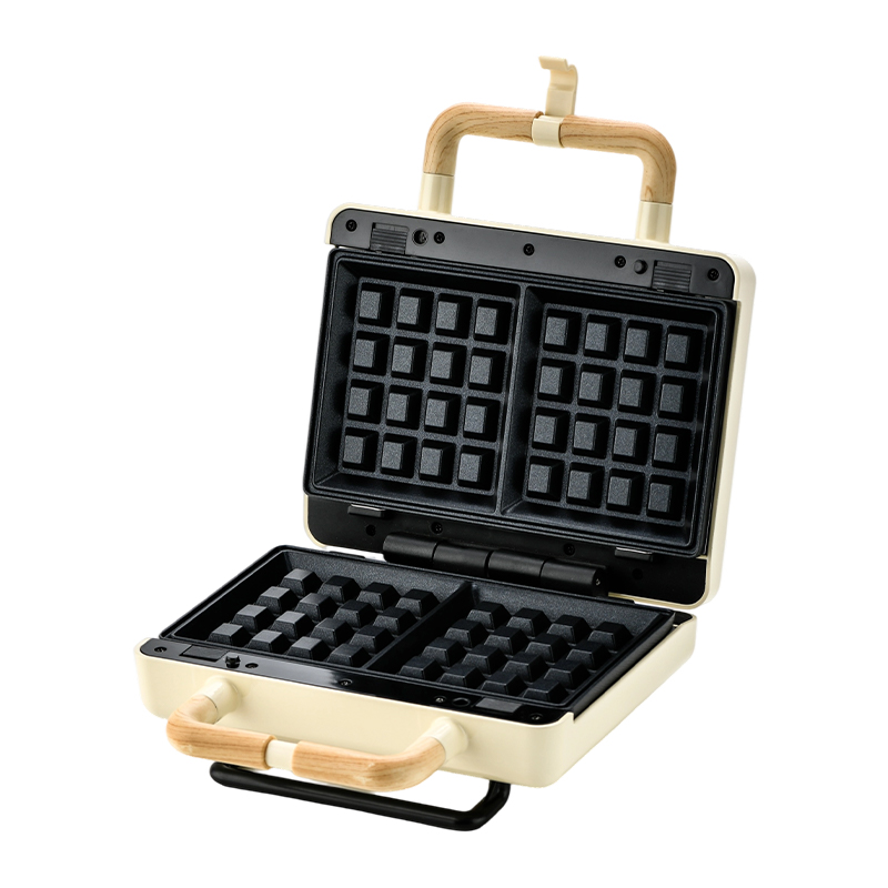 BJX-S003 800W প্রতিস্থাপনযোগ্য 2-স্লাইস স্যান্ডউইচ গ্রিলার 