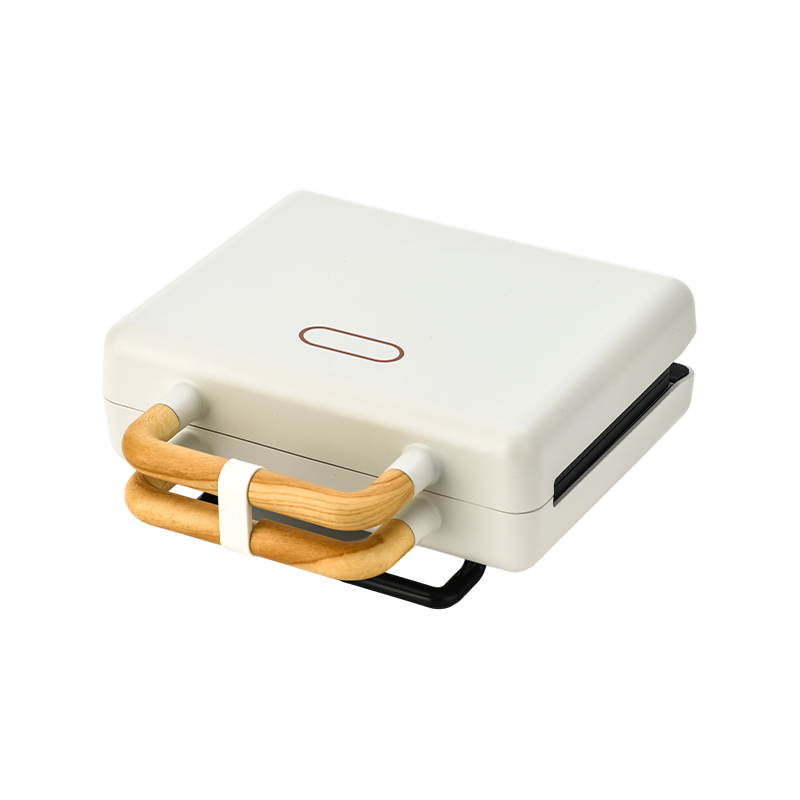 স্থির প্লেট সহ BJX-S003C 800W 2-স্লাইস ওয়াফেল মেকার