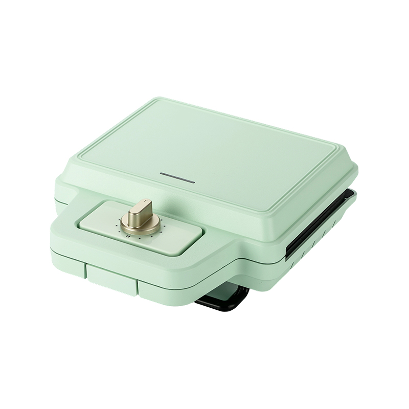 BJX-S008 800W 2-স্লাইস অপসারণযোগ্য প্লেট স্যান্ডউইচ ওয়াফেল মেকার