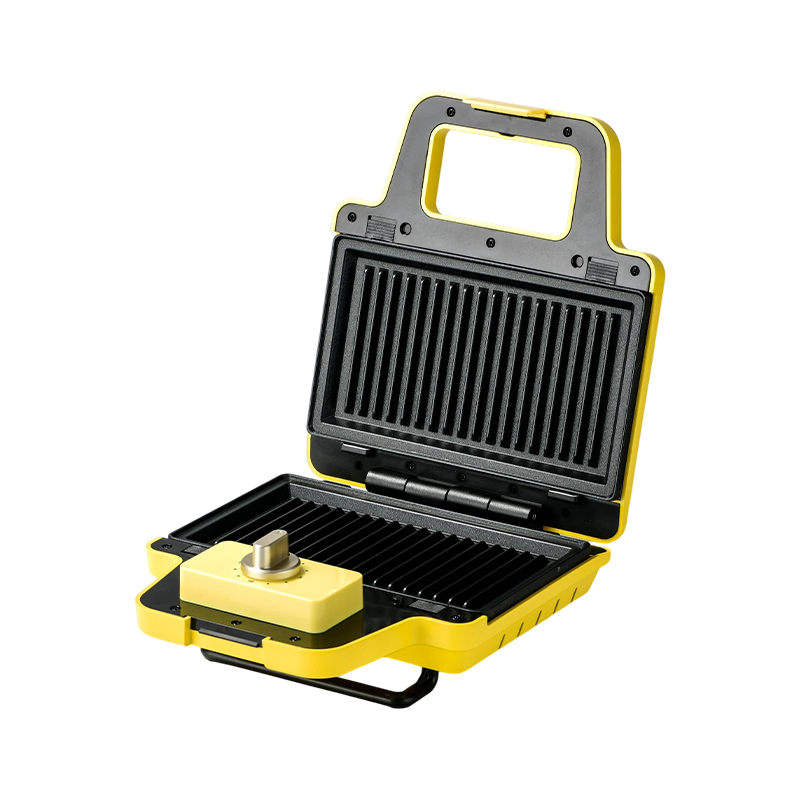 BJX-S008 800W 2-স্লাইস অপসারণযোগ্য প্লেট স্যান্ডউইচ ওয়াফেল মেকার