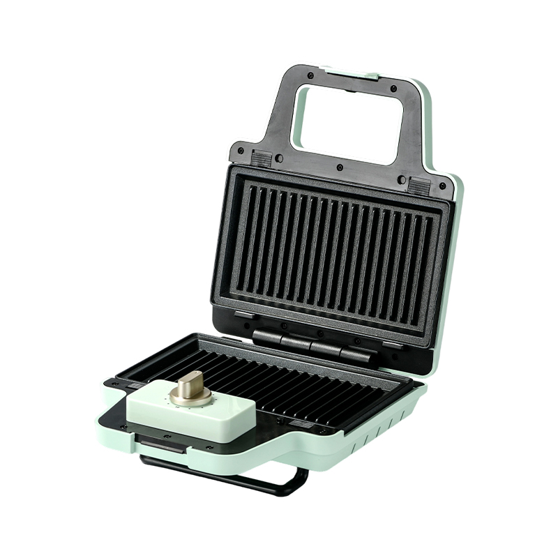 BJX-S008 800W 2-স্লাইস অপসারণযোগ্য প্লেট স্যান্ডউইচ ওয়াফেল মেকার