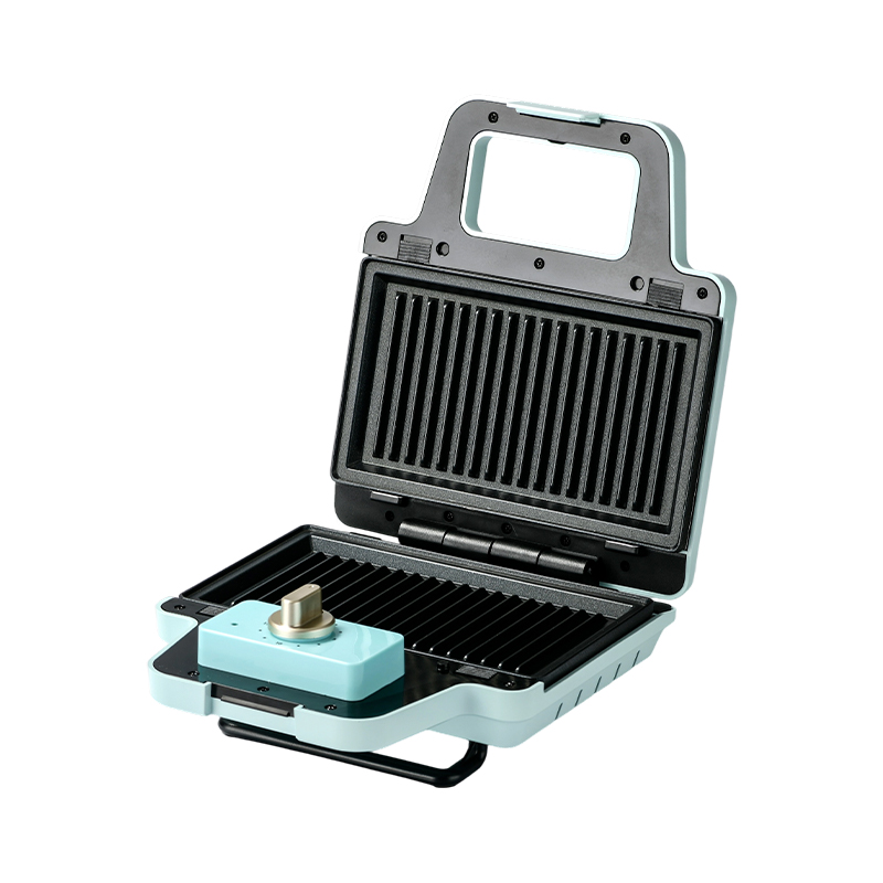 BJX-S008 800W 2-স্লাইস অপসারণযোগ্য প্লেট স্যান্ডউইচ ওয়াফেল মেকার